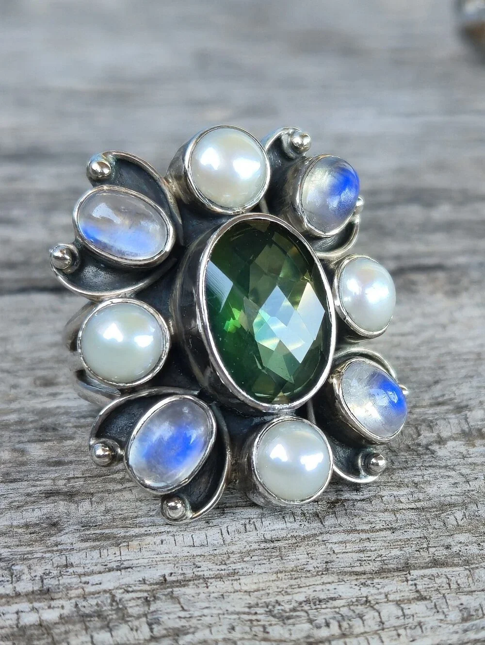 RAJ COLLECTION LIMITED EDITION Designer NICKY BUTLER Ring 925 Sterling Silver NB